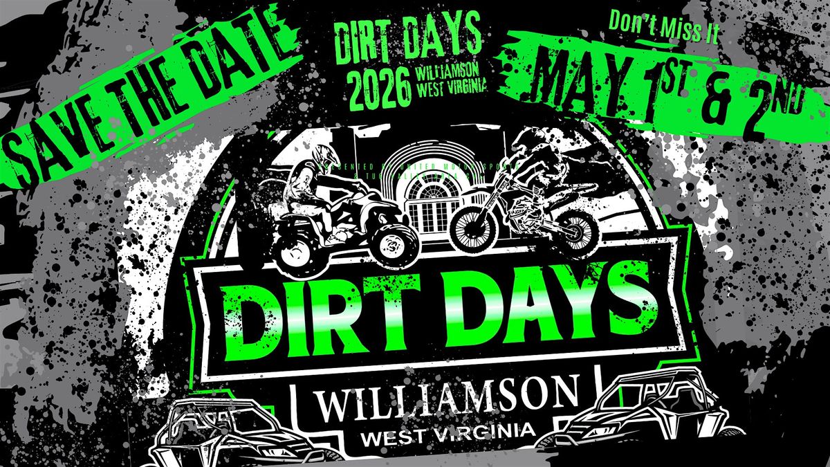 Dirt Days 2026, 1 May | Event in Williamson | AllEvents