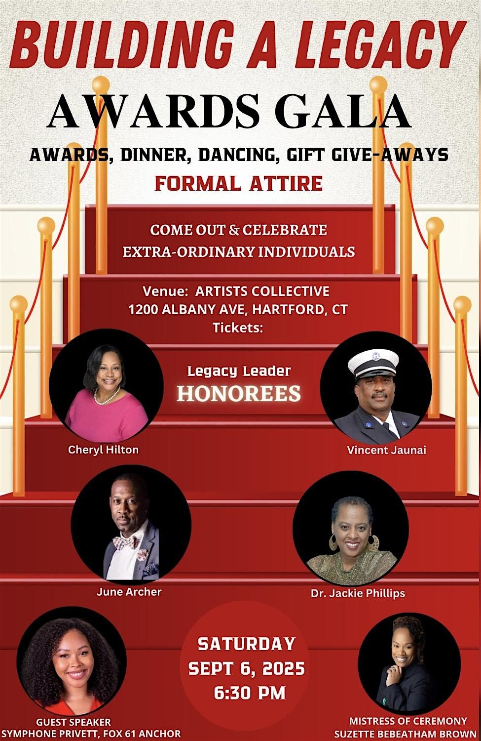 BUILDING A LEGACY GALA, 6 September | Event in Hartford | AllEvents