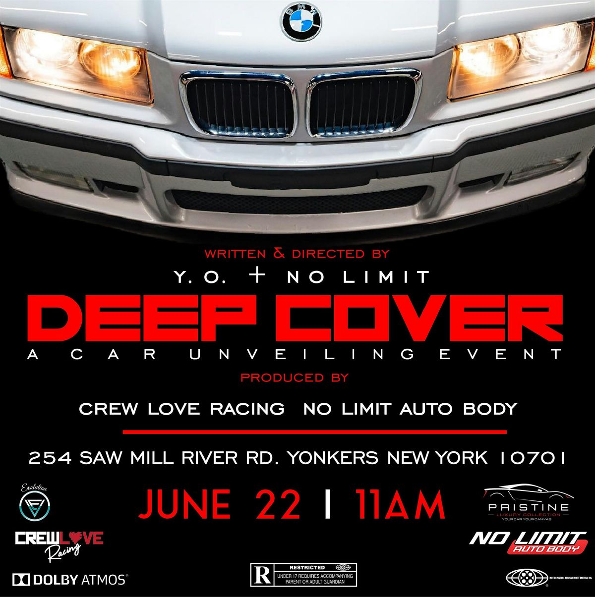 Deep Cover A Car Unveiling by Crew Love Racing & No Limit Yonkers, 22 July | Event in Yonkers | AllEvents