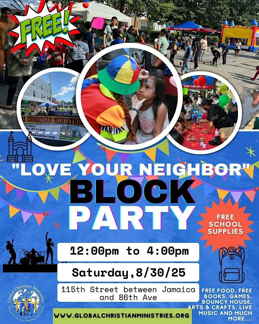 "Love Your Neighbor" Block Party, 30 August | Event in Queens | AllEvents