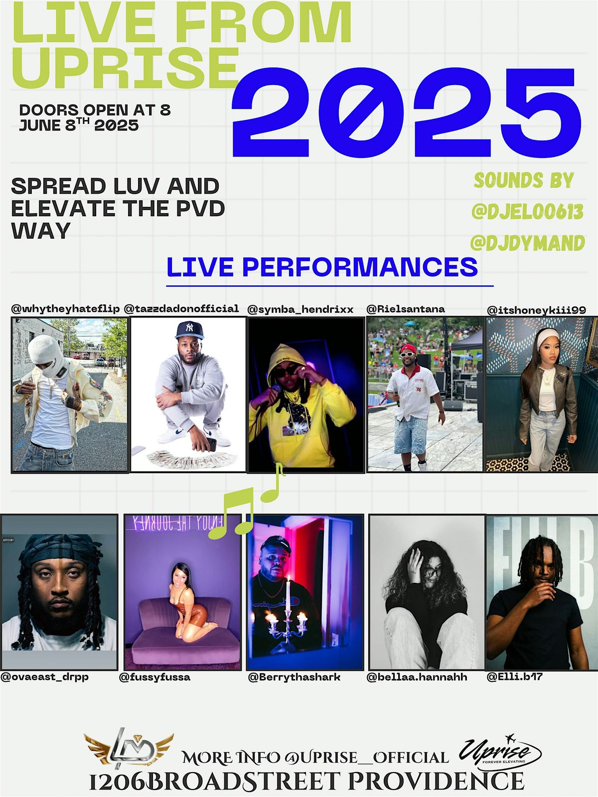LIVE FROM UPRISE, 8 June | Event in Providence | AllEvents