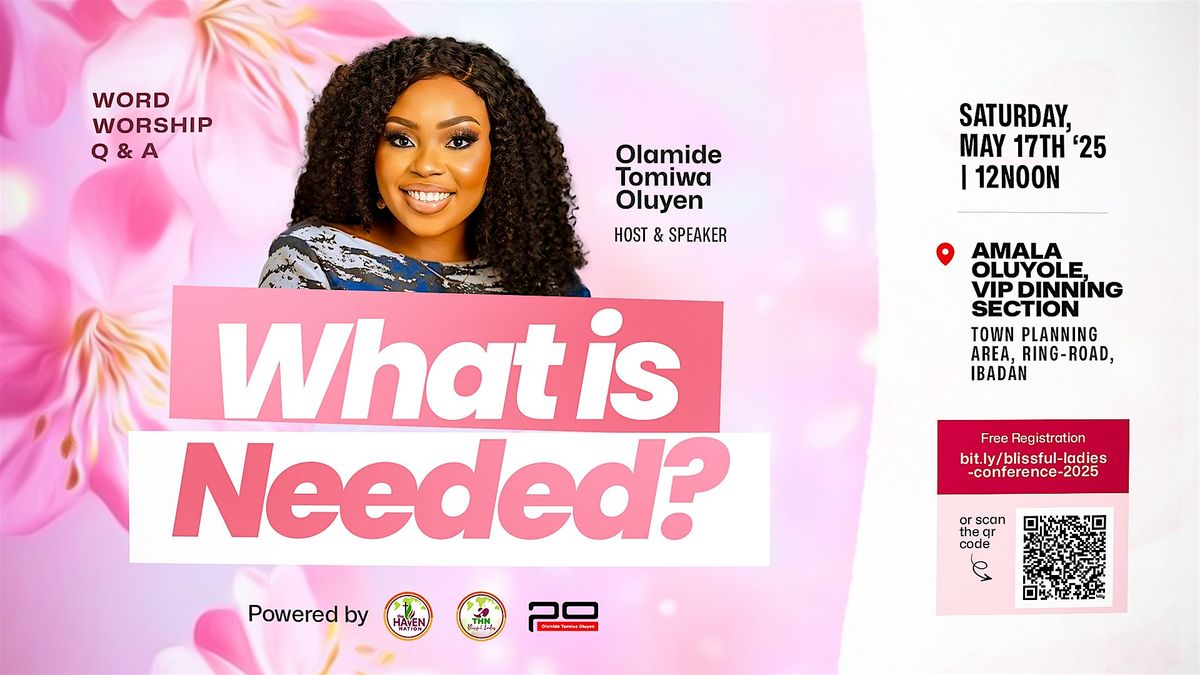 THN Blissful Ladies Conference 2025, 17 May | Event in Ibadan | AllEvents