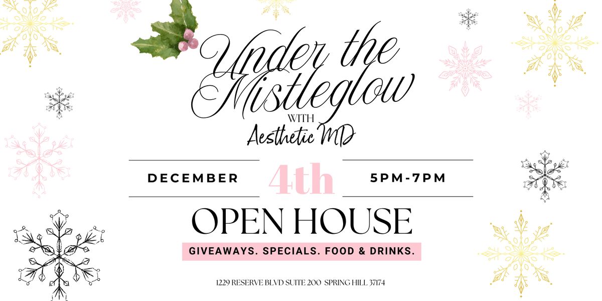 MistleGLOW | Aesthetic MD Open House, 4 December | Event in Spring Hill | AllEvents