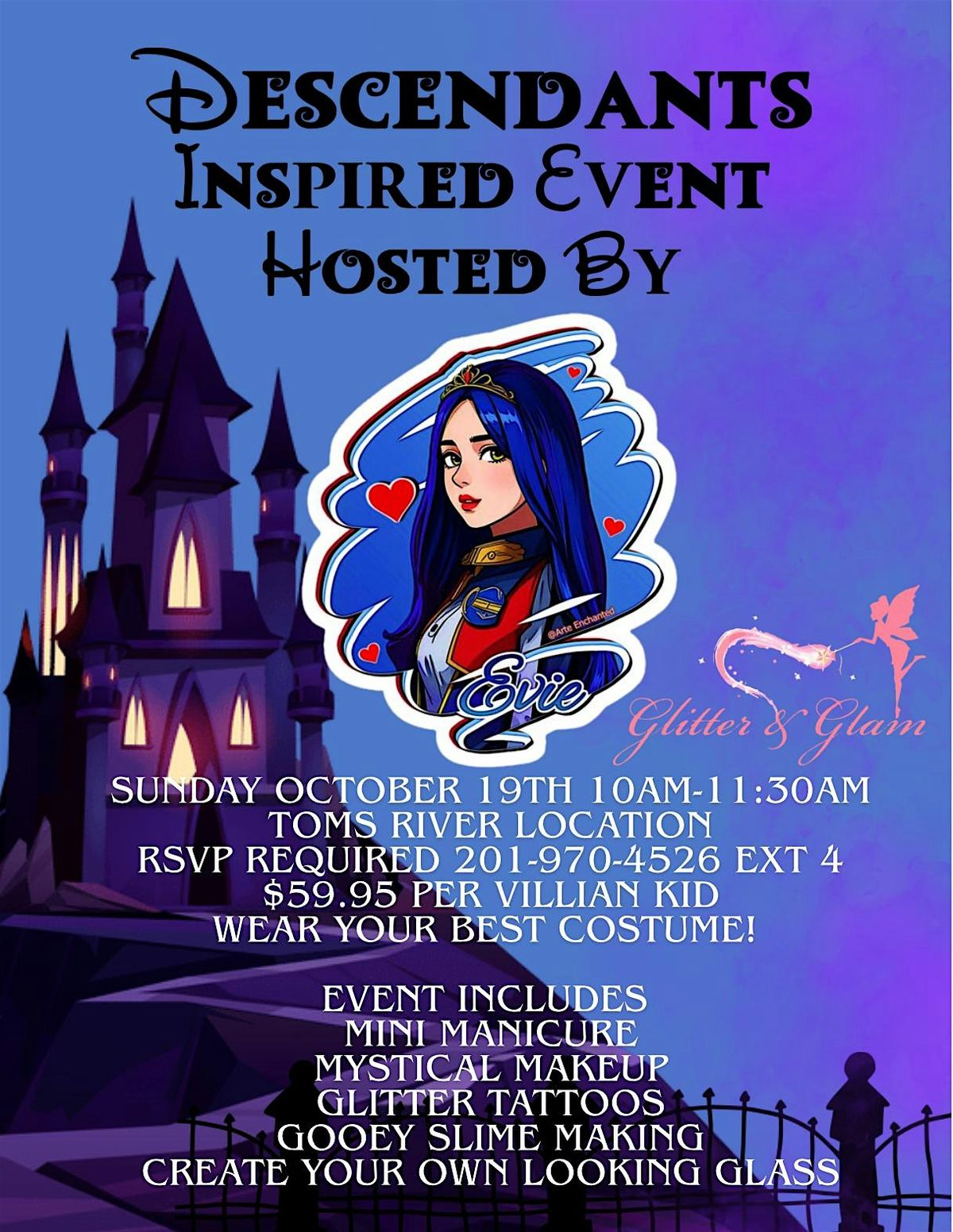 Descendants Inspired Event! Tom’s River, 19 October | Event in Toms River | AllEvents