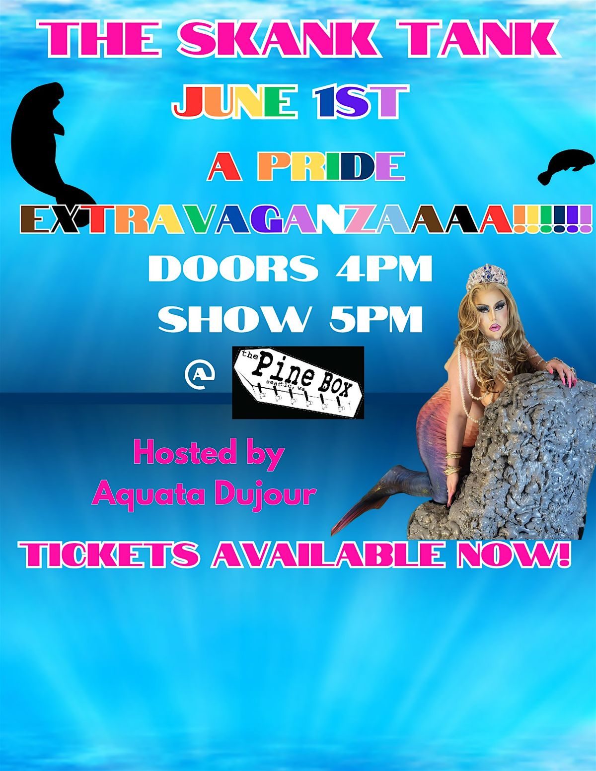The Skank Tank Drag Show Pride Extravangazaaa!!!!, 1 June | Event in Seattle | AllEvents
