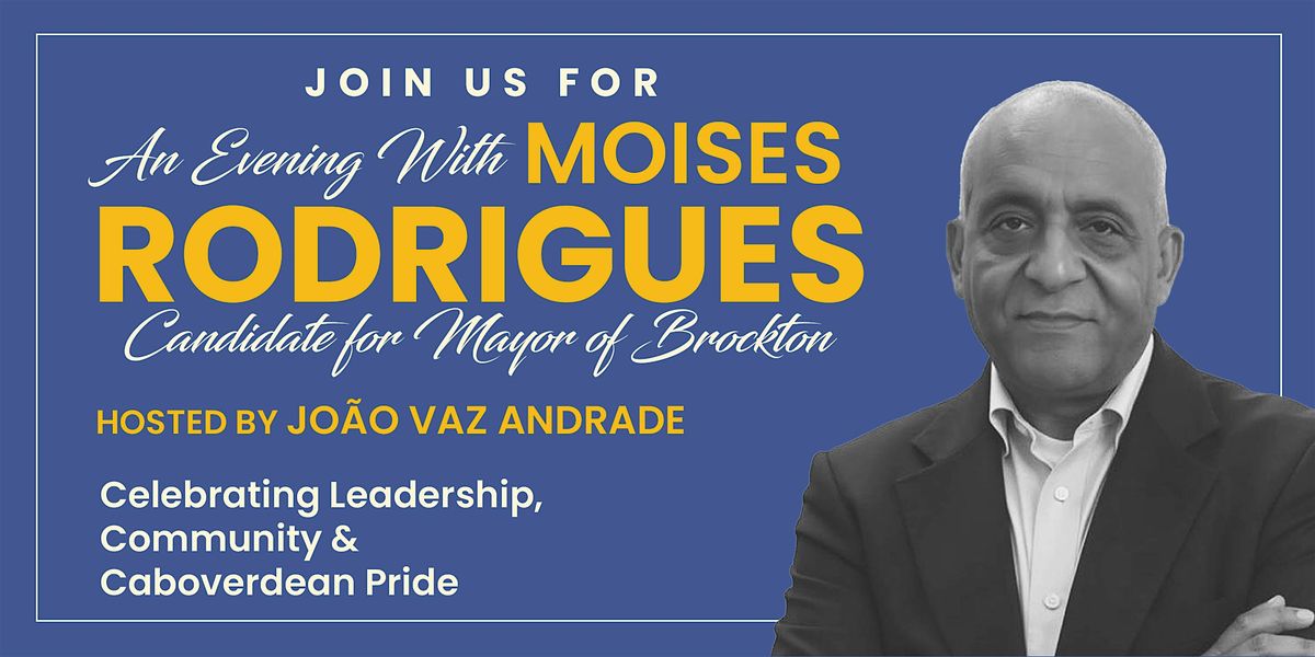 An Evening with Moises Rodrigues in Taunton, 15 August | Event in Taunton | AllEvents