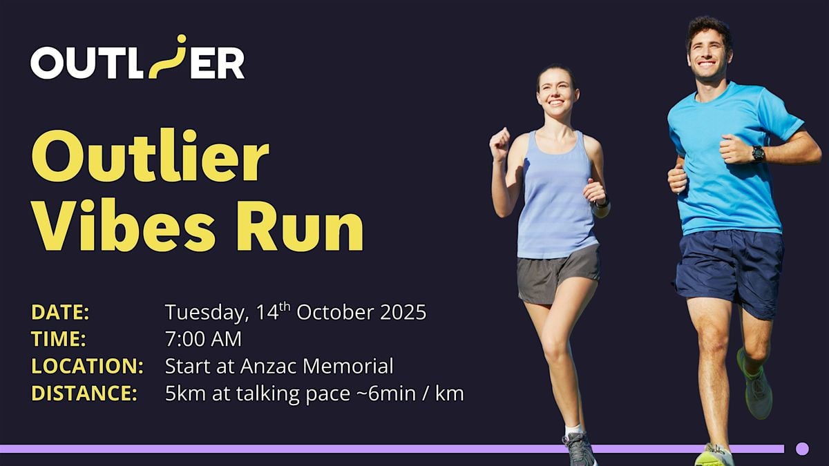 Outlier Vibes Run Sydney, 14 October | Event in Sydney | AllEvents