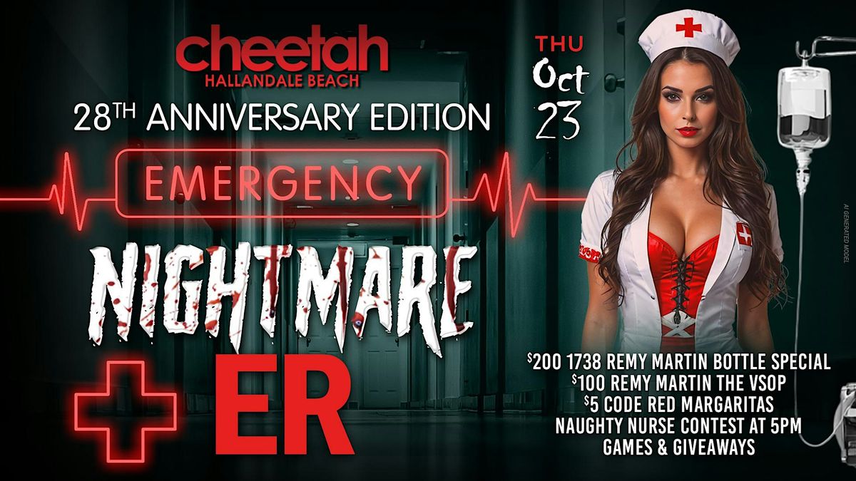 28TH ANNIVERSARY EDITION NIGHTMARE ER, 23 October | Event in Hallandale Beach | AllEvents