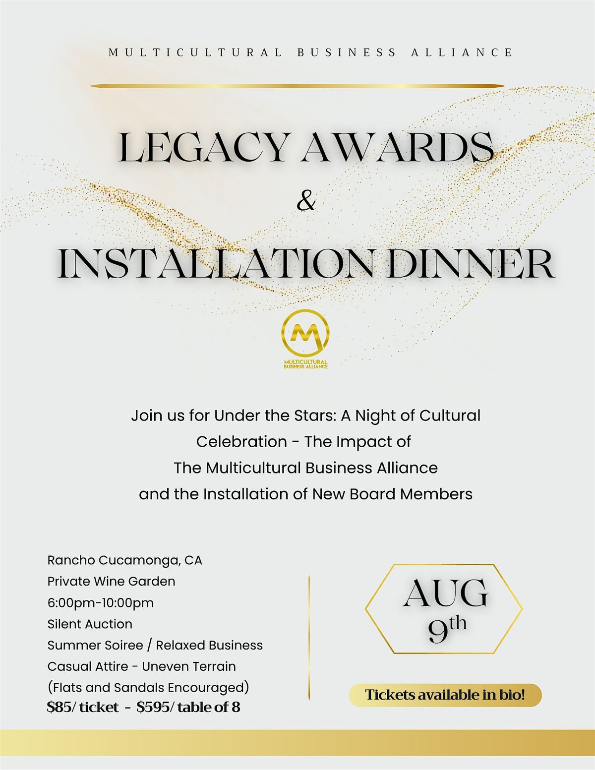 Legacy Awards, 9 August | Event in Rancho Cucamonga | AllEvents