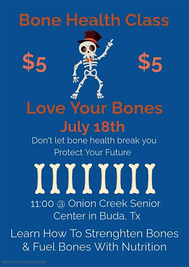 Understanding Osteoporosis: Causes, Effects, and Management plus Nutrition, 18 July | Event in Buda | AllEvents
