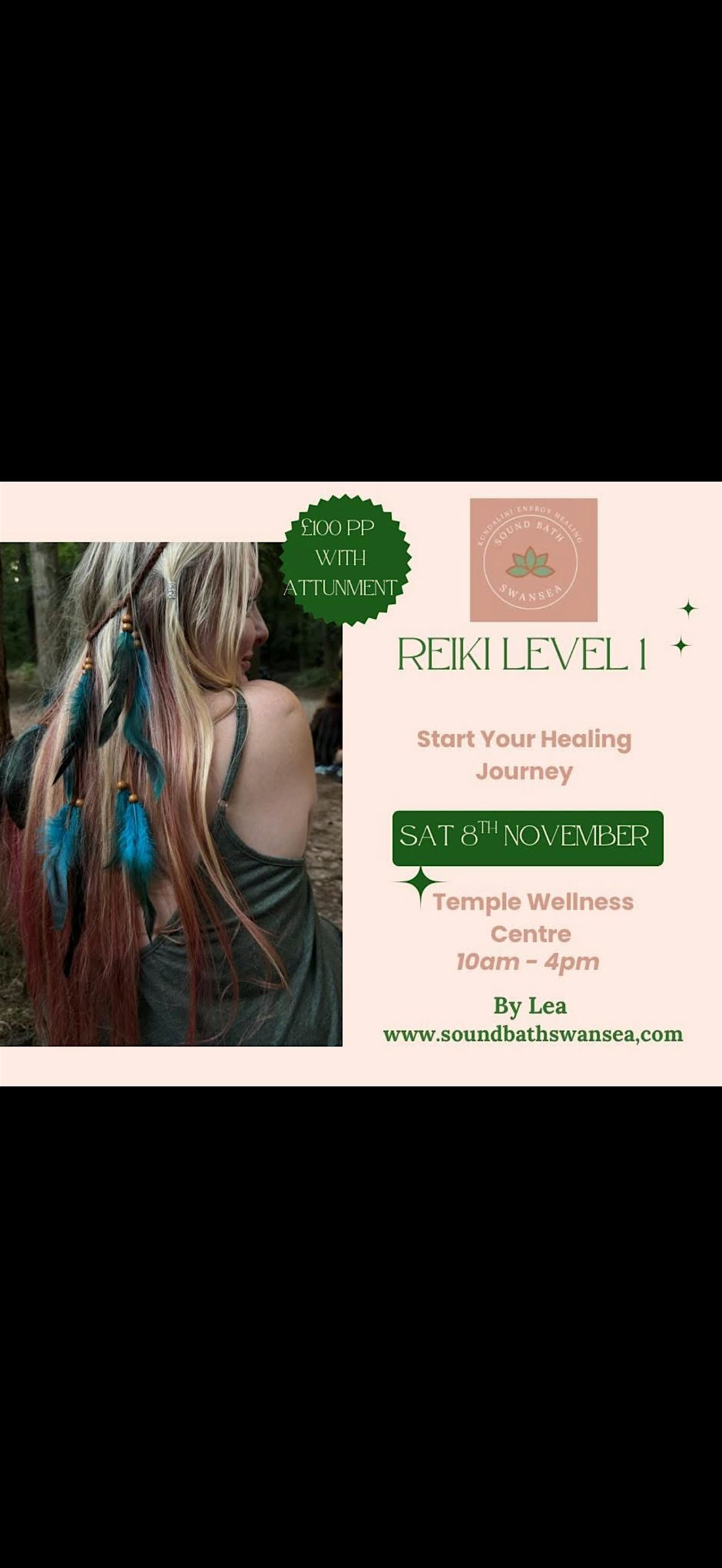 Reiki Level 1 Course by Lea, 8 November | Event in Swansea | AllEvents