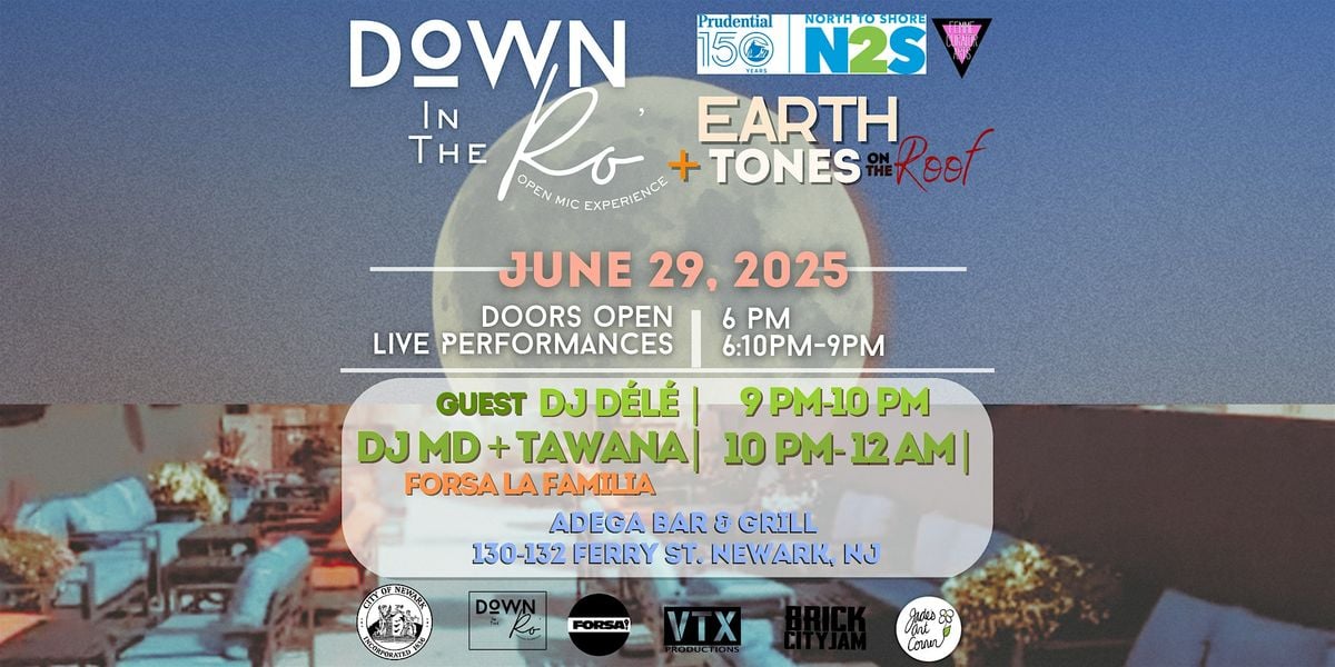 The Earth-Tones On The Roof, 29 June | Event in Newark | AllEvents