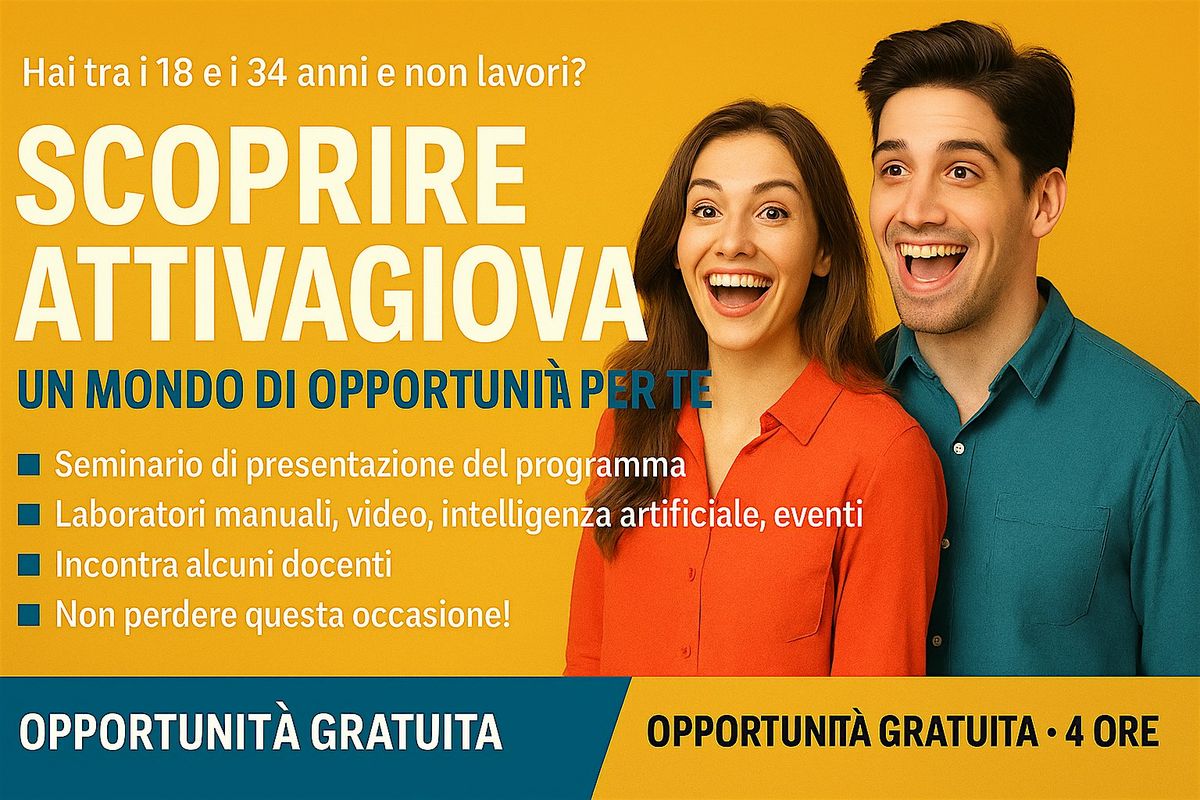 Scoprire Attiva Giovani, 29 May | Event in Trieste | AllEvents