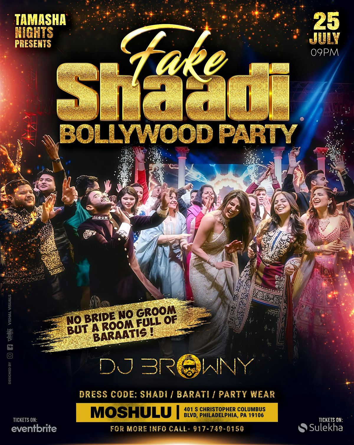PHILLY'S FAKE SHAADI BOLLYWOOD PARTY @MOSHULU, 25 July | Event in Philadelphia | AllEvents