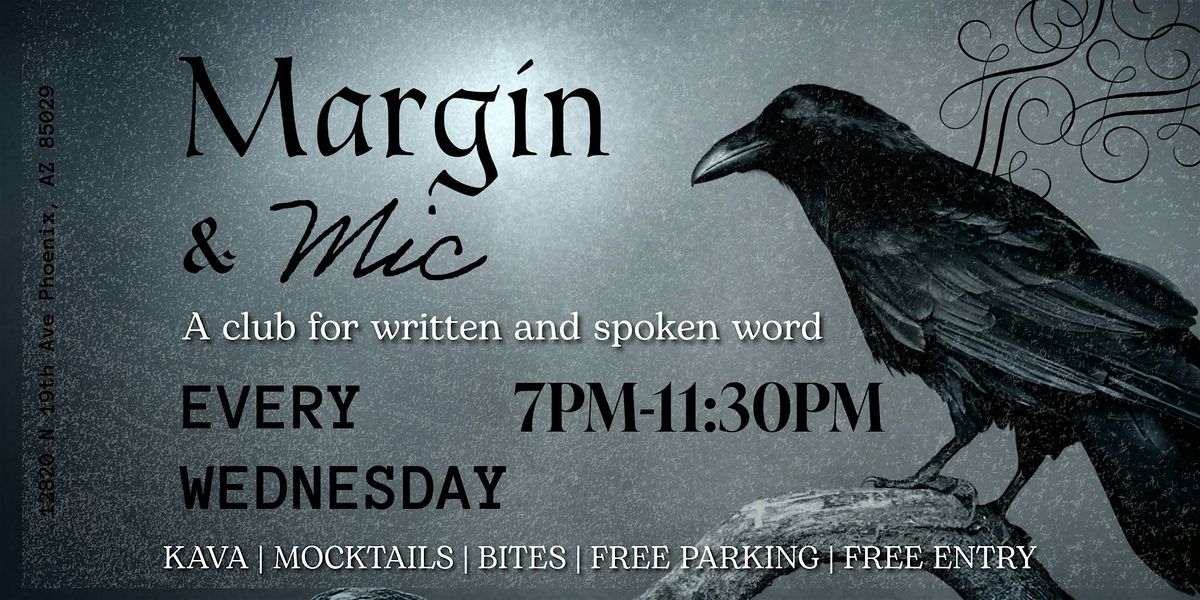 Margin & Mic: A Club for Written & Spoken Word | Event in Phoenix | AllEvents