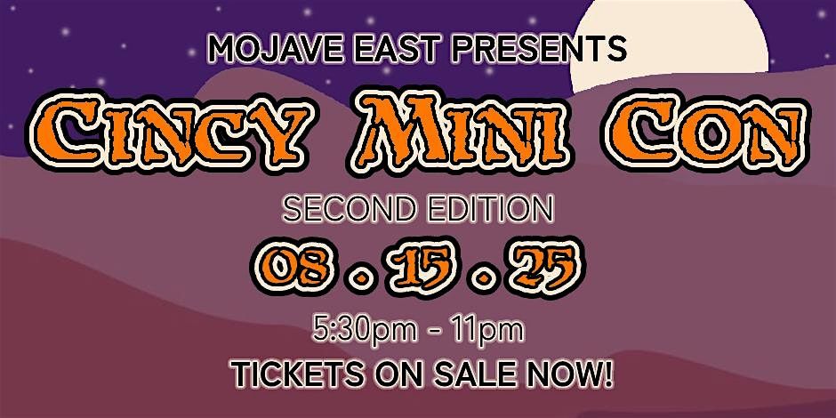 Mojave East Presents: Cincy Mini-Con, A Pop-up Game Night, 15 August | Event in Cincinnati | AllEvents