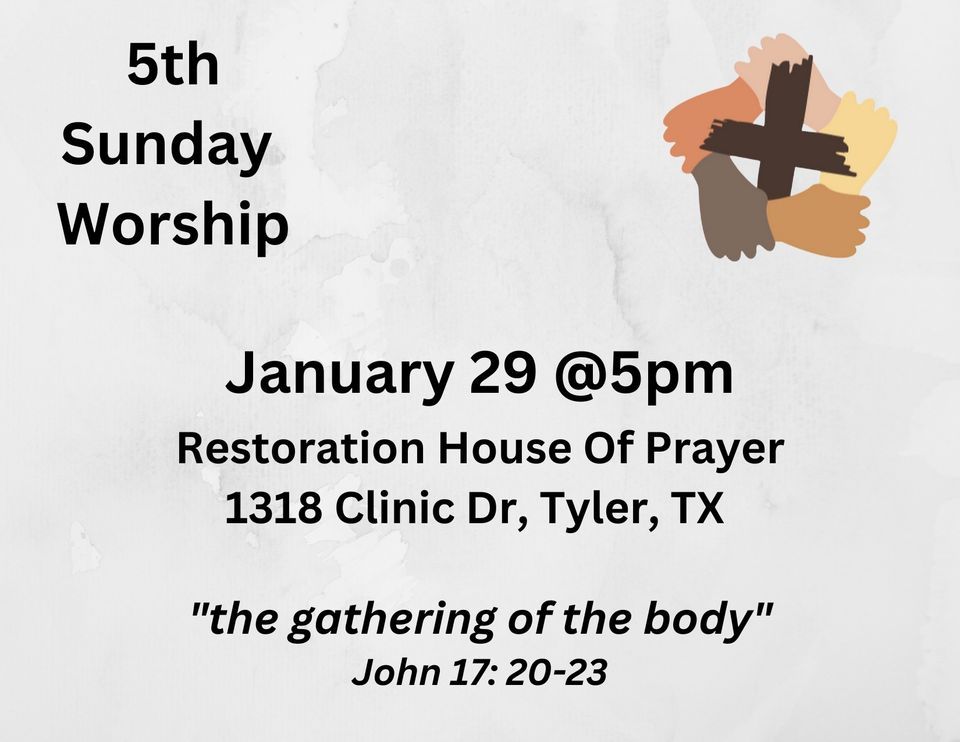 5th Sunday Worship, Reformation House of Prayer, Tyler, January 29 2023