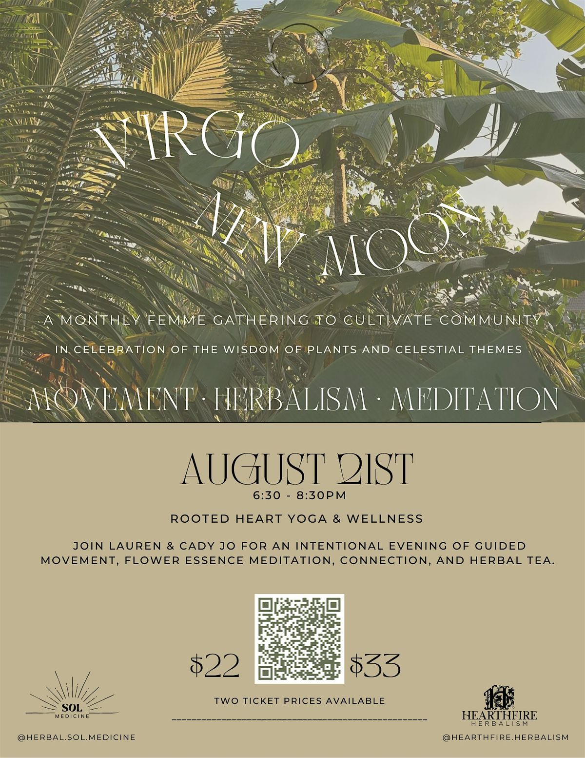 Virgo New Moon Circle, 21 August | Event in Denver | AllEvents