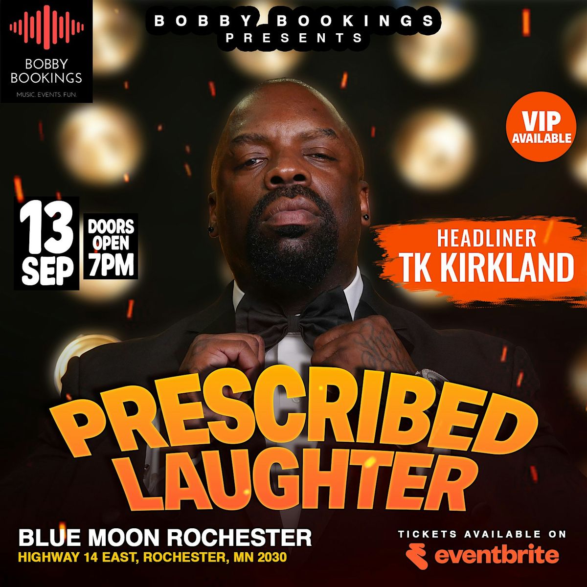 The Legendary TK Kirkland Live, 13 September | Event in Rochester | AllEvents
