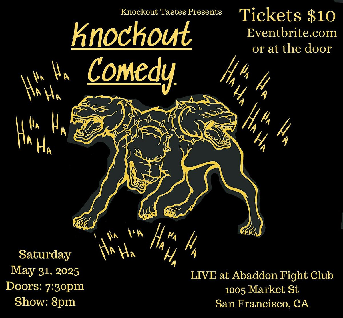 Knockout Comedy, 31 May | Event in San Francisco | AllEvents
