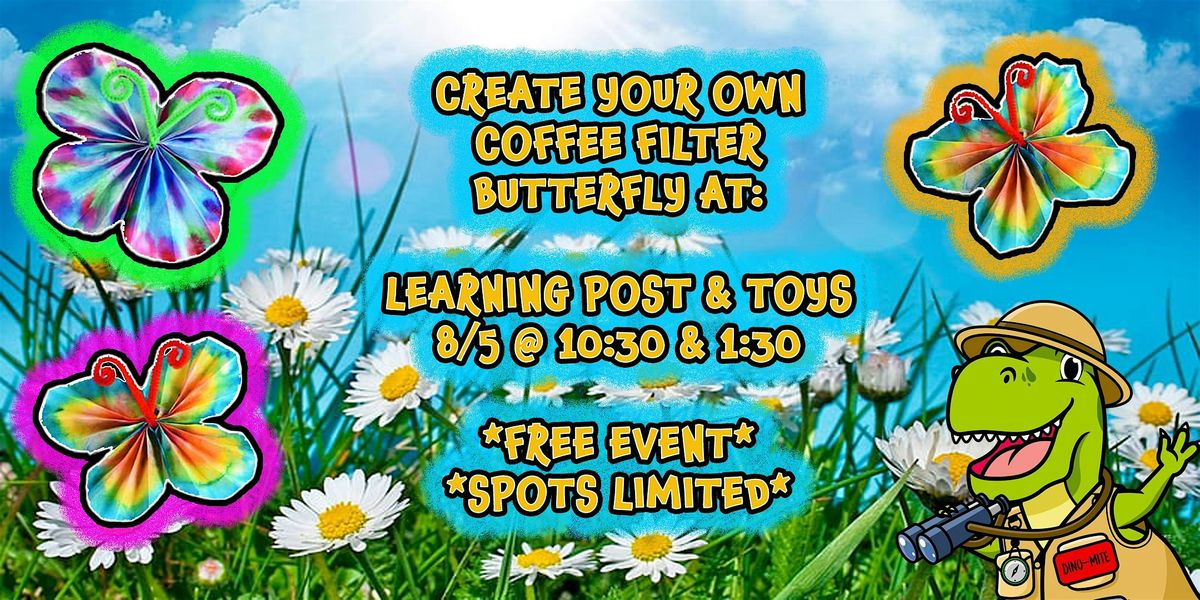 Craft Your Own Butterfly at Learning Post & Toys!, 5 August | Event in Urbandale | AllEvents