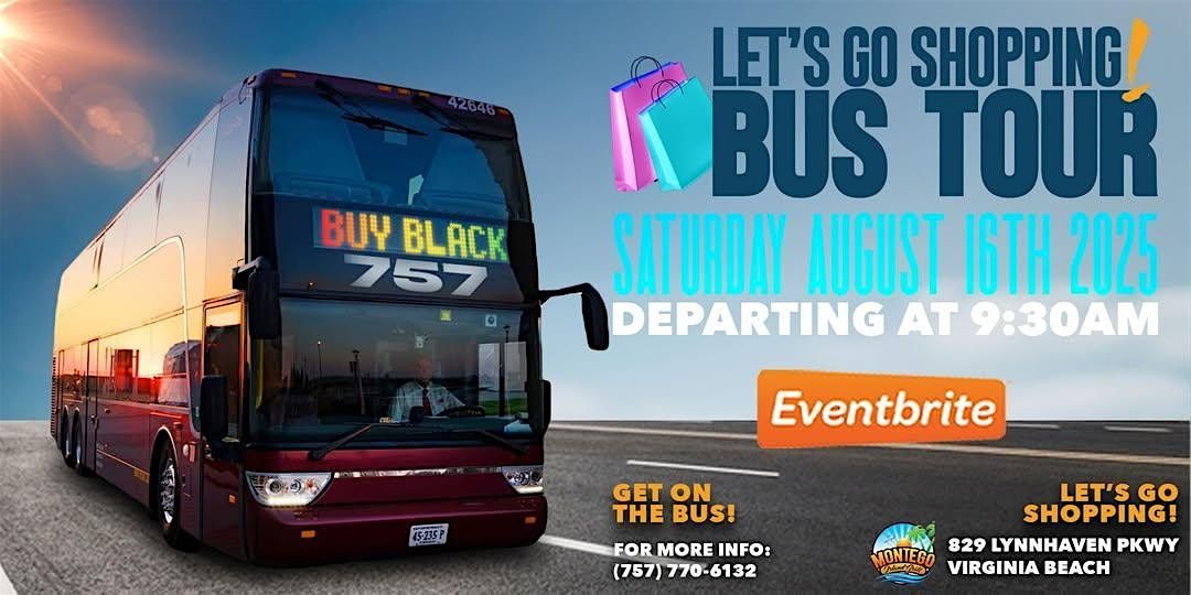Let's Go Shopping Bus Tour, 16 August | Event in Virginia Beach | AllEvents