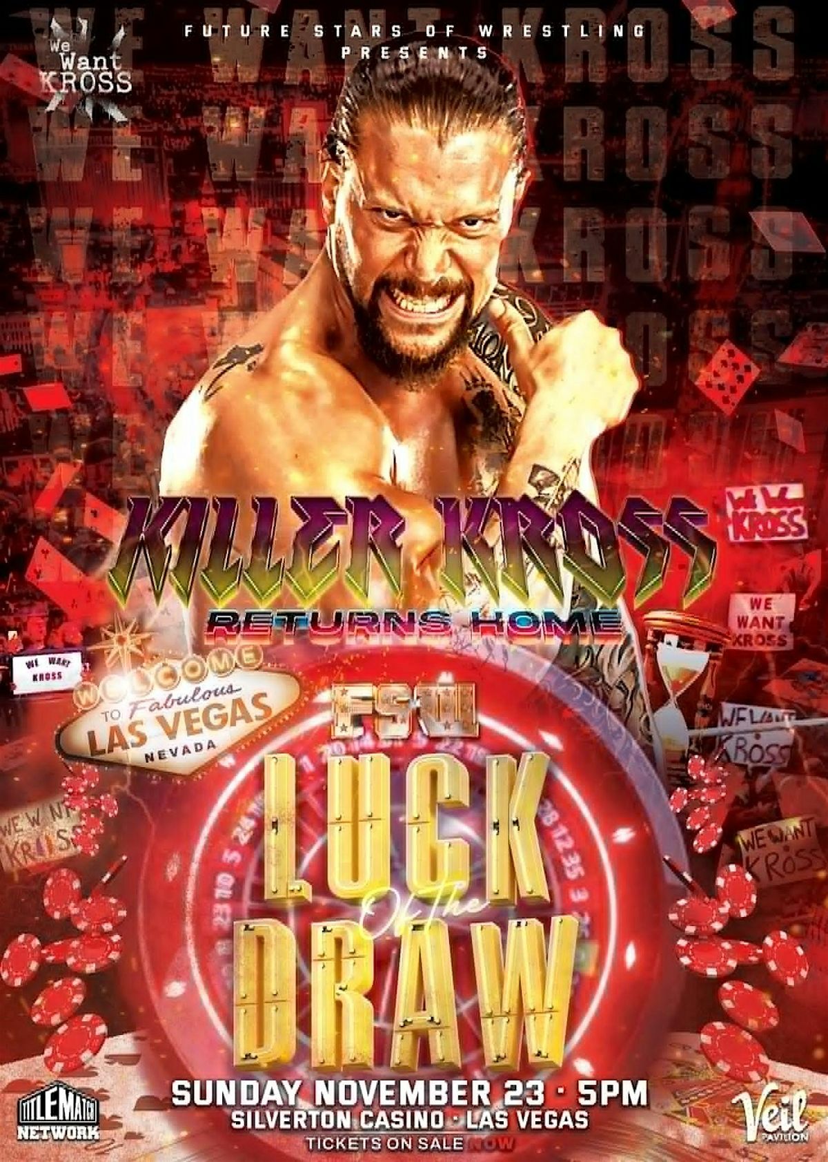 Killer Kross Doomsday Package, 23 November | Event in Las Vegas | AllEvents