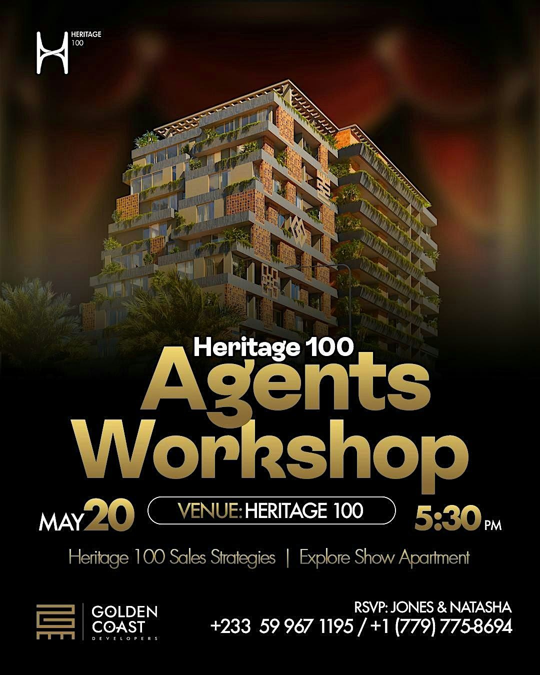Heritage 100 - Agents Workshop (2025) | Event in Accra | AllEvents