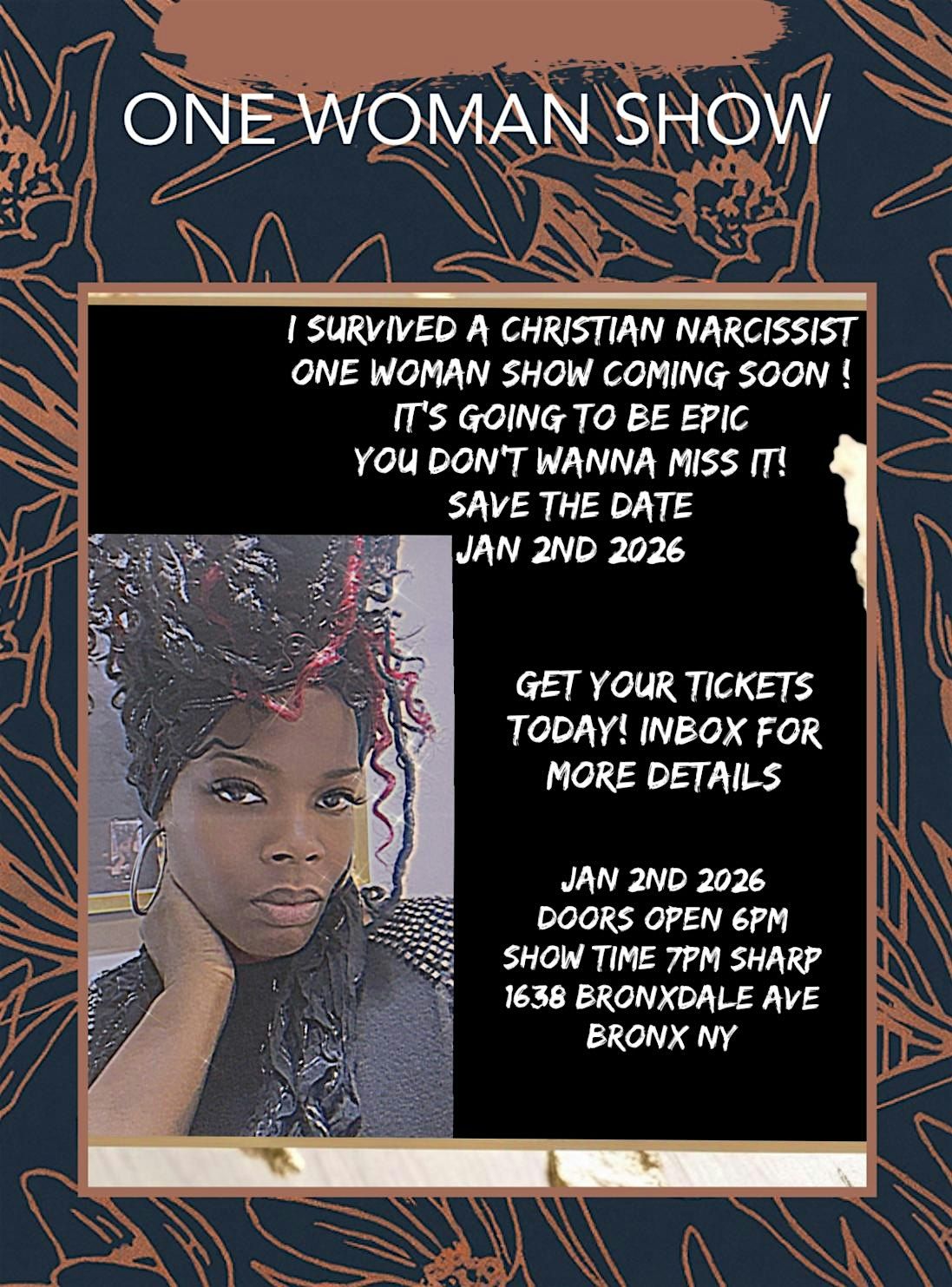 I survived a Christian narcissist, 2 January | Event in The Bronx | AllEvents
