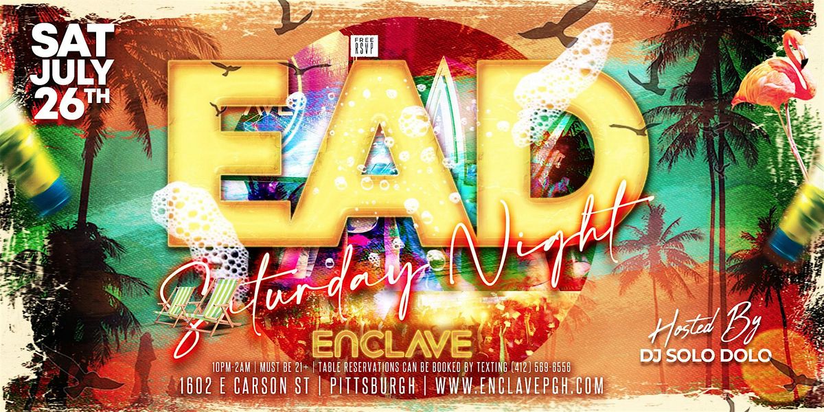 Enclave After Dark | Saturday Night, 26 July | Event in Pittsburgh | AllEvents