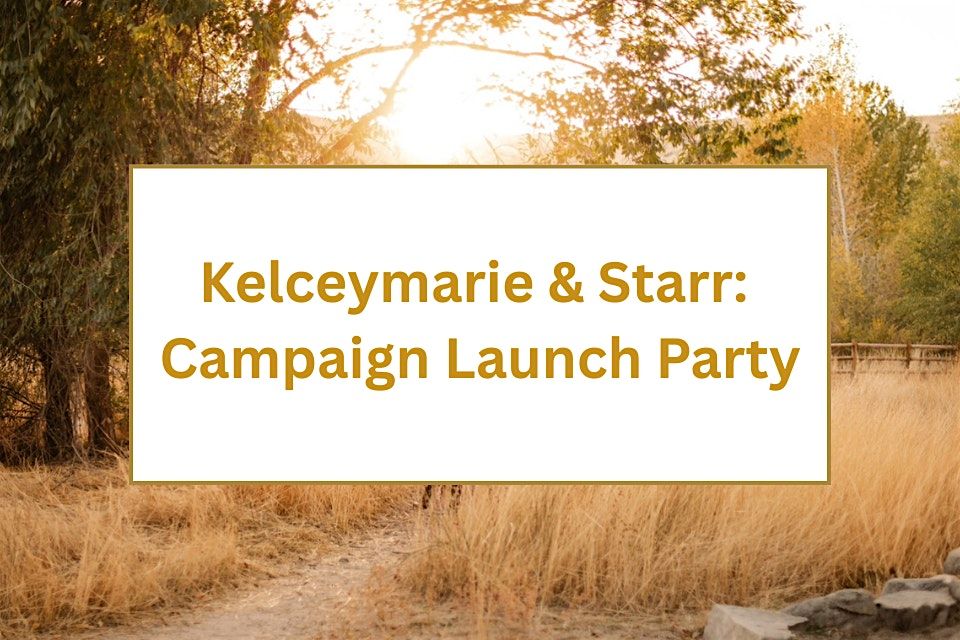 Kelceymarie & Starr: Campaign Launch Party, 22 August | Event in Eagle | AllEvents