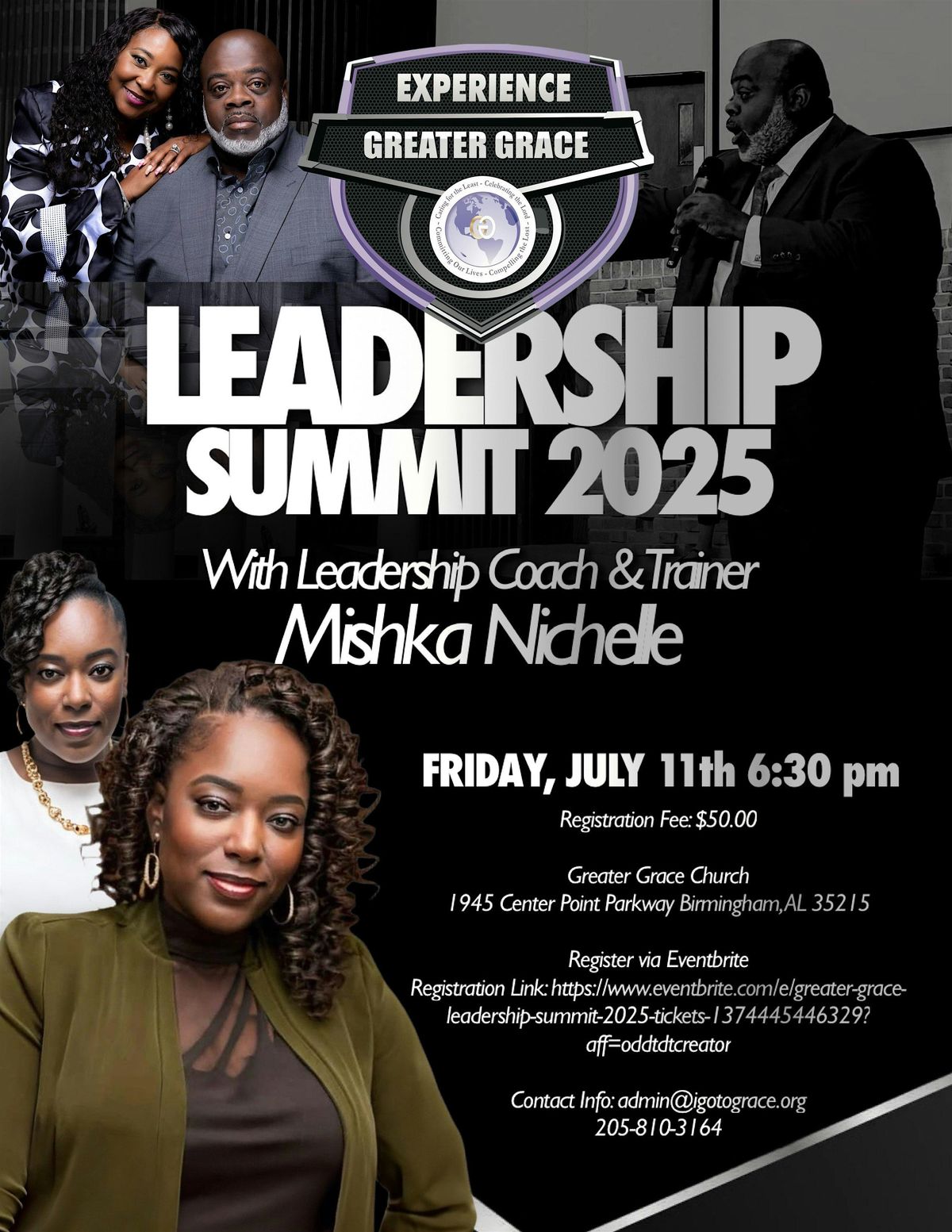 Greater Grace Leadership Summit 2025, 11 July | Event in Birmingham | AllEvents