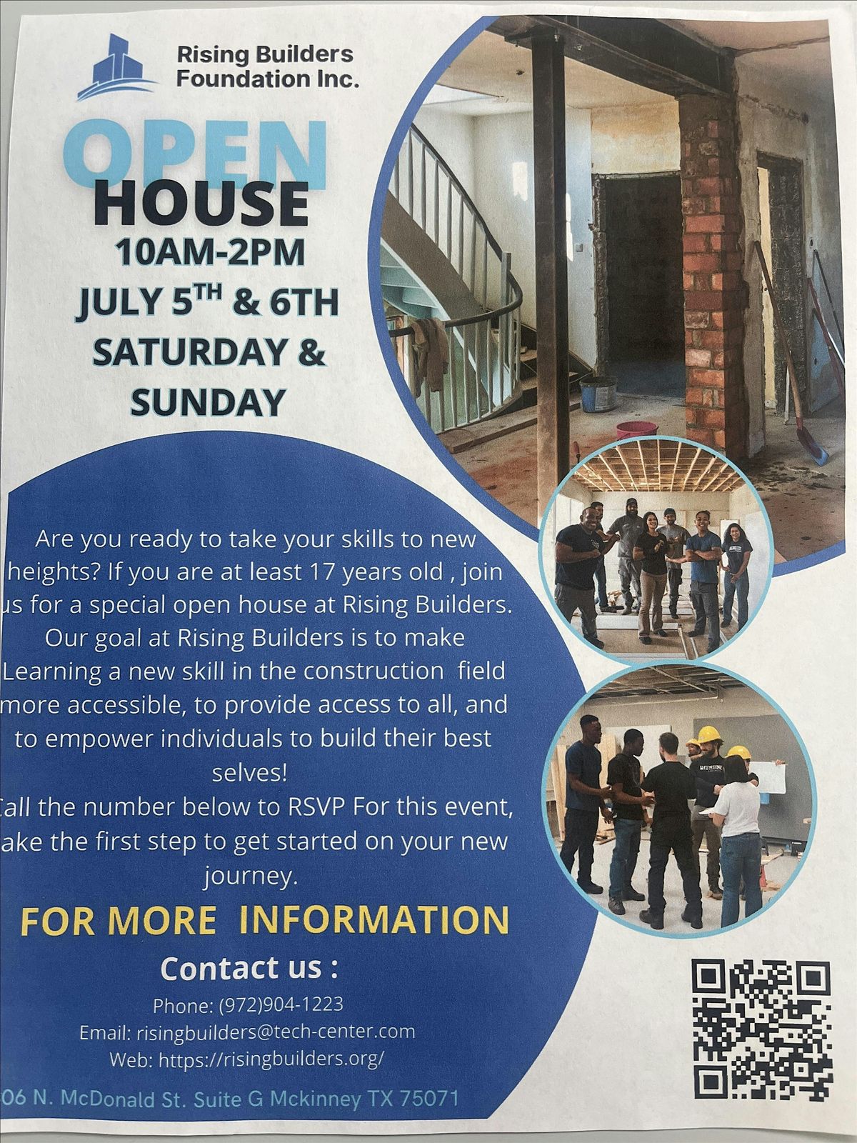 Rising Builders Foundation Open House | Event in McKinney | AllEvents