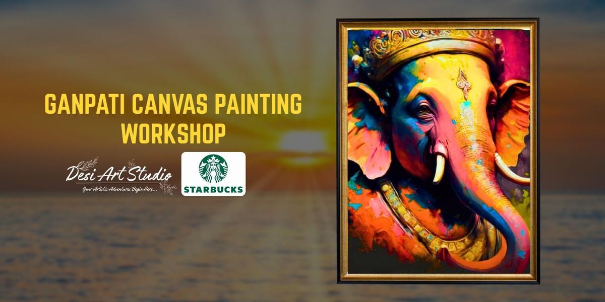 Ganpati Canvas Painting Workshop - Desi Art Studio, 24 August | Event in Pune | AllEvents
