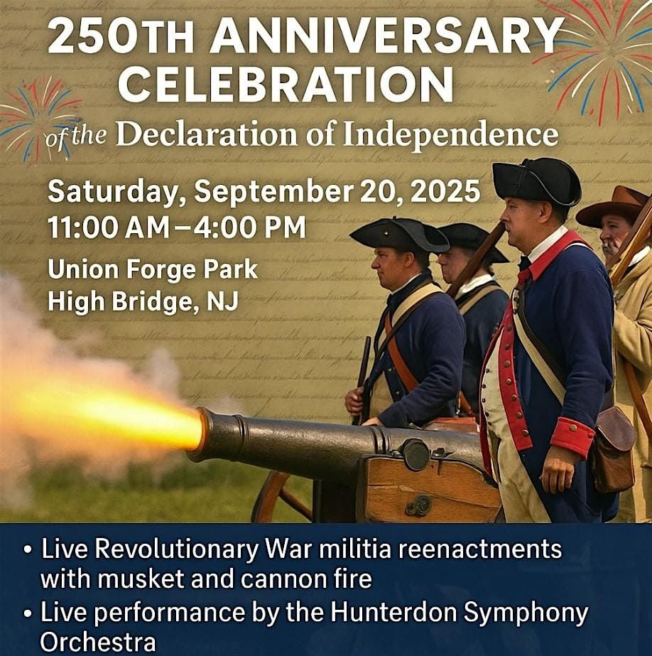 250th Celebration of the Declaration of Independence, 20 September | Event in High Bridge | AllEvents