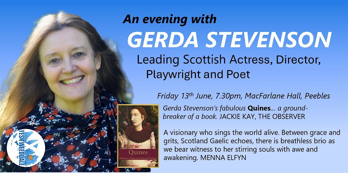 An Evening With Gerda Stevenson, 13 June | Event in Edinburgh | AllEvents