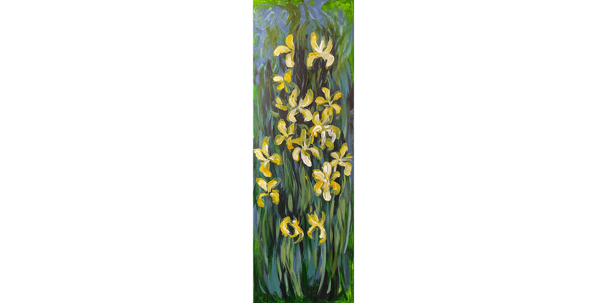 Monet's Yellow Irises - Paint and Sip in Orange County | Classpop!™, 21 August | Event in Rancho Santa Margarita