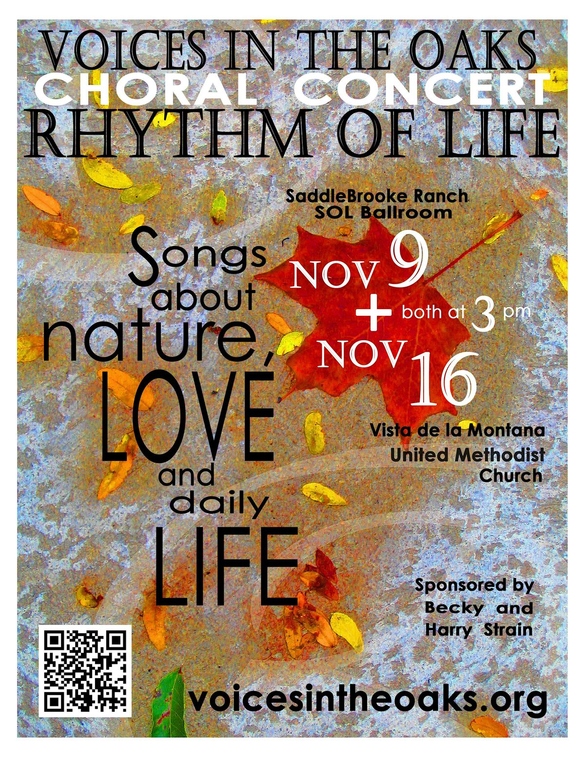 Rhythm of Life: Songs about Nature, Love, and Life, 9 November | Event in Oracle | AllEvents
