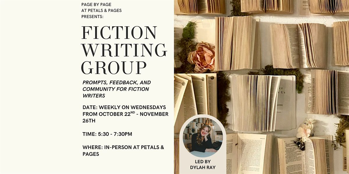 Fiction Writing Group - Page by Page, 22 October | Event in Denver | AllEvents