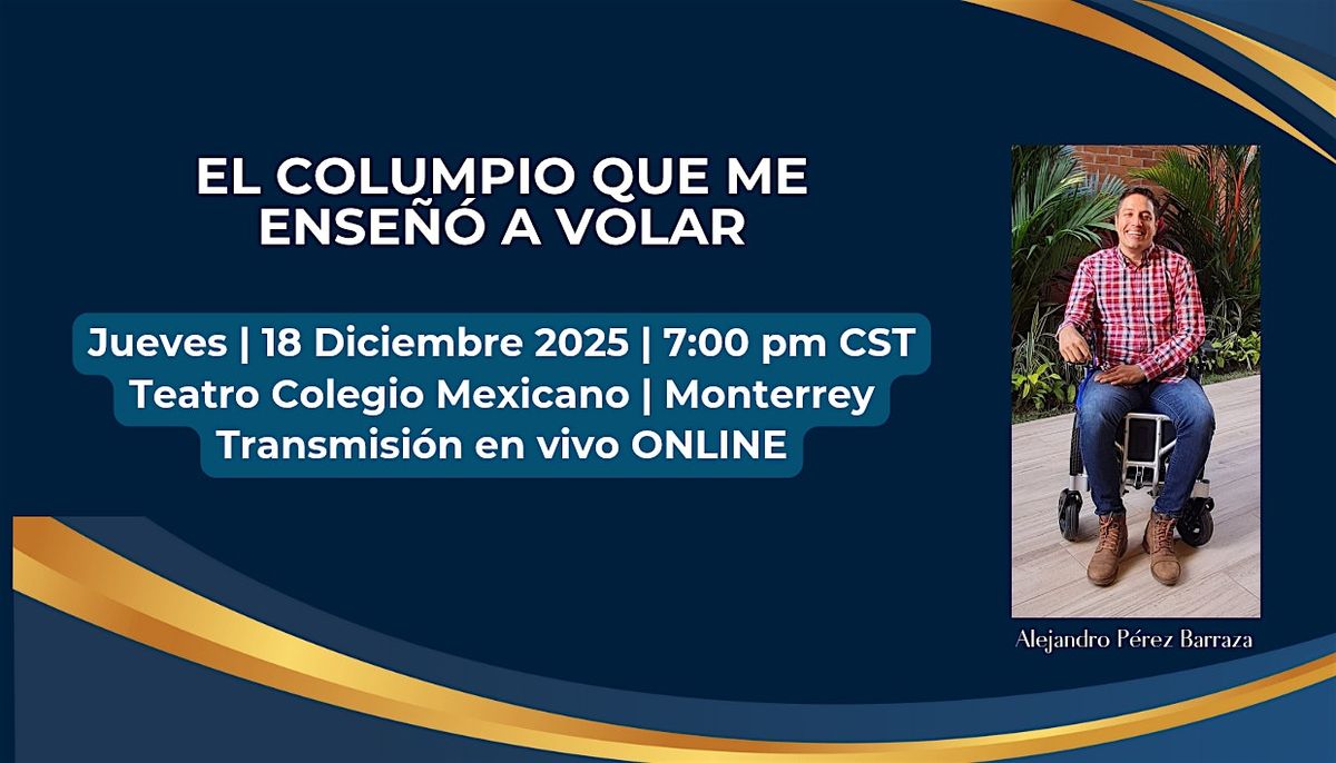 El columpio que me enseñó a volar, 18 December | Event in Monterrey | AllEvents