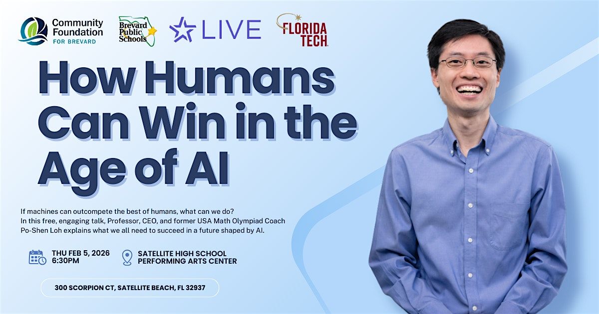 AI Or Us? A Talk For Next-Generation Success | Satellite Beach, FL | Feb 5, 5 February | Event in Satellite Beach