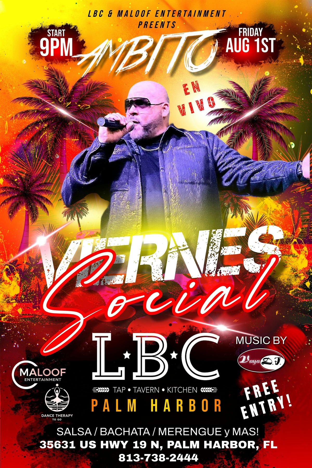 Viernes Social - Que Viva La Salsa!, 1 August | Event in Palm Harbor | AllEvents