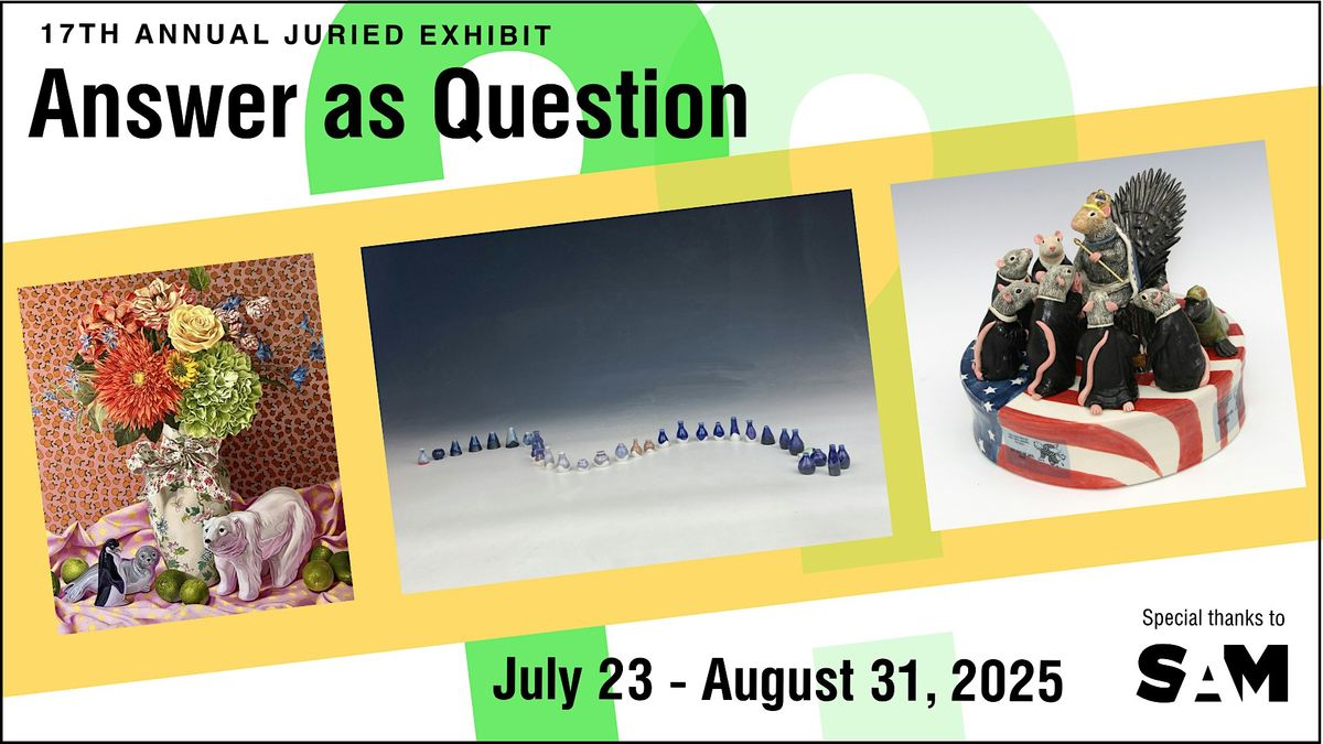 Answer As Question: Panel Discussion with Curator, 20 August | Event in Seattle | AllEvents