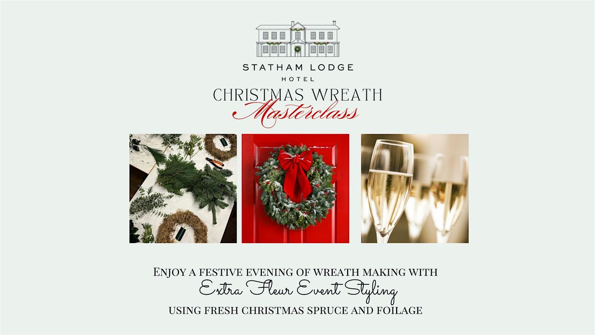 Statham Lodge Festive Wreath Making & Fizz, 4 December | Event in Warrington | AllEvents