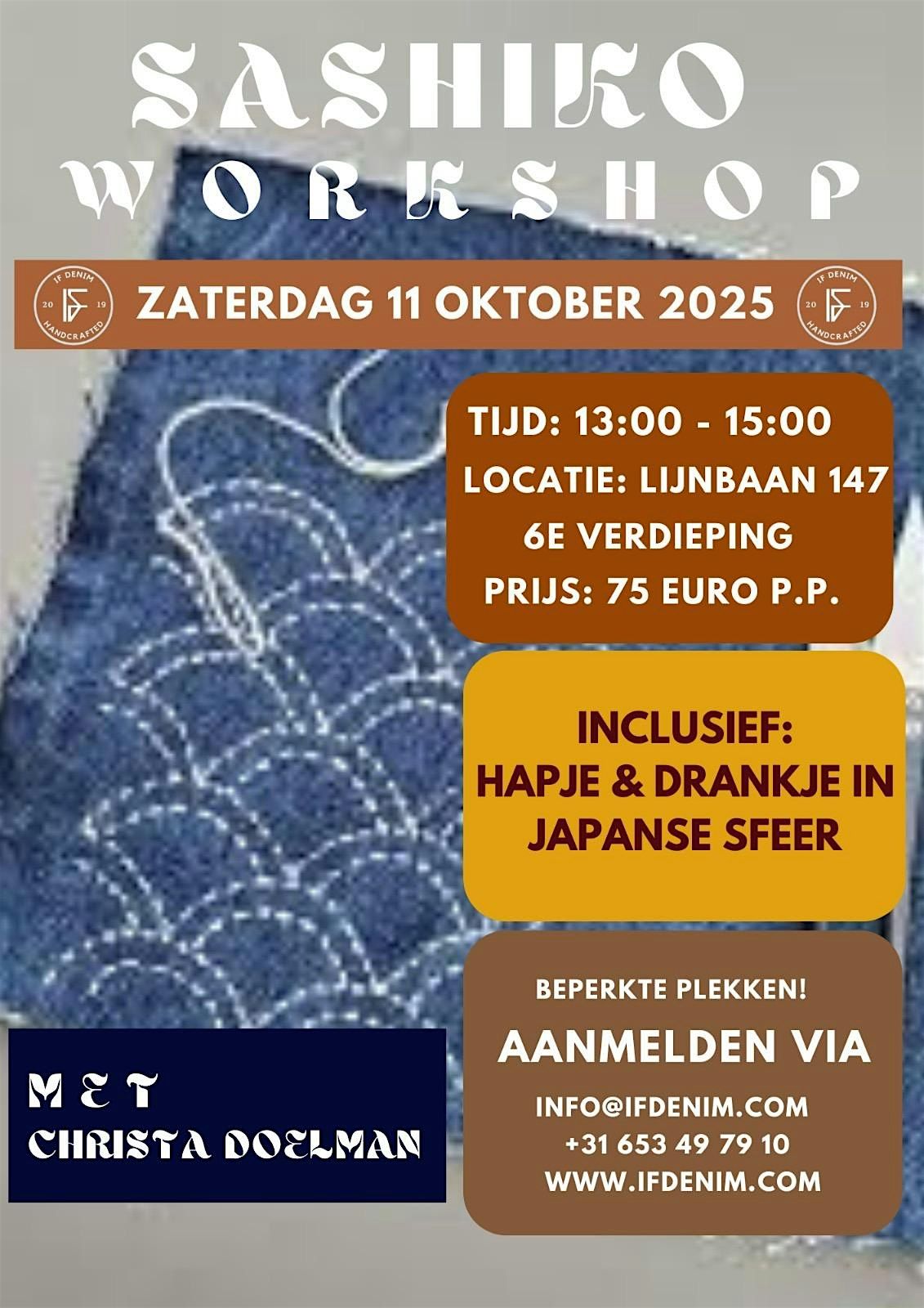 Sashiko Workshop, 11 October | Event in Rotterdam | AllEvents