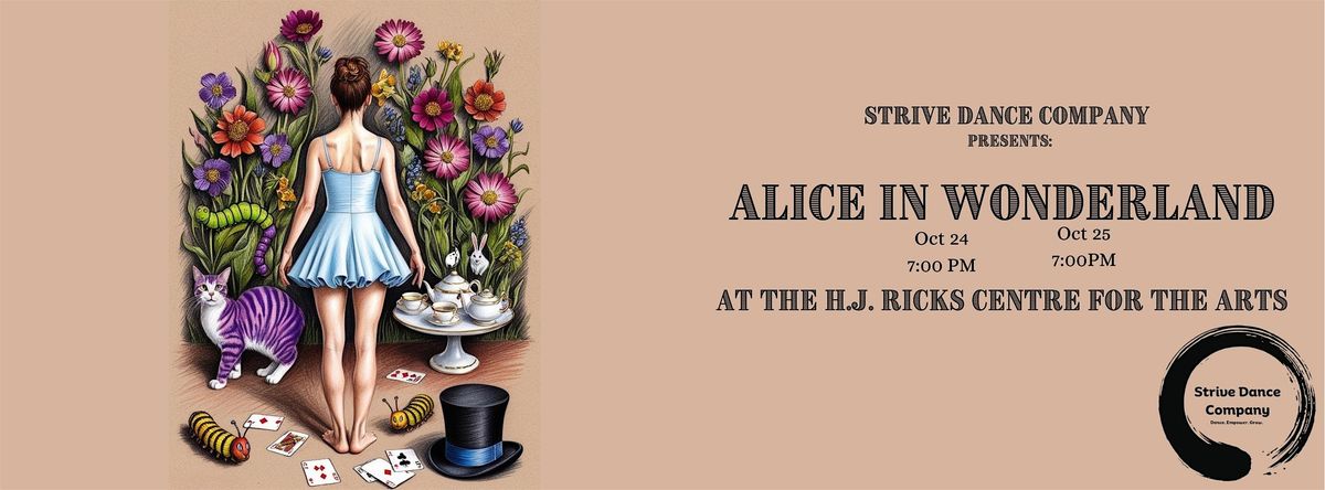 Strive Dance Company Presents: Alice In Wonderland, 24 October | Event in Greenfield | AllEvents