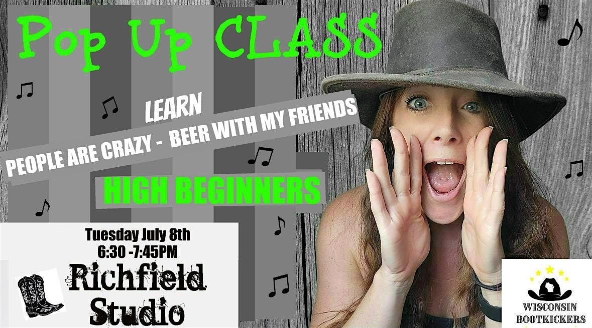 Pop Up Line Dance Lesson - RICHFIELD, 8 July | Event in Richfield | AllEvents