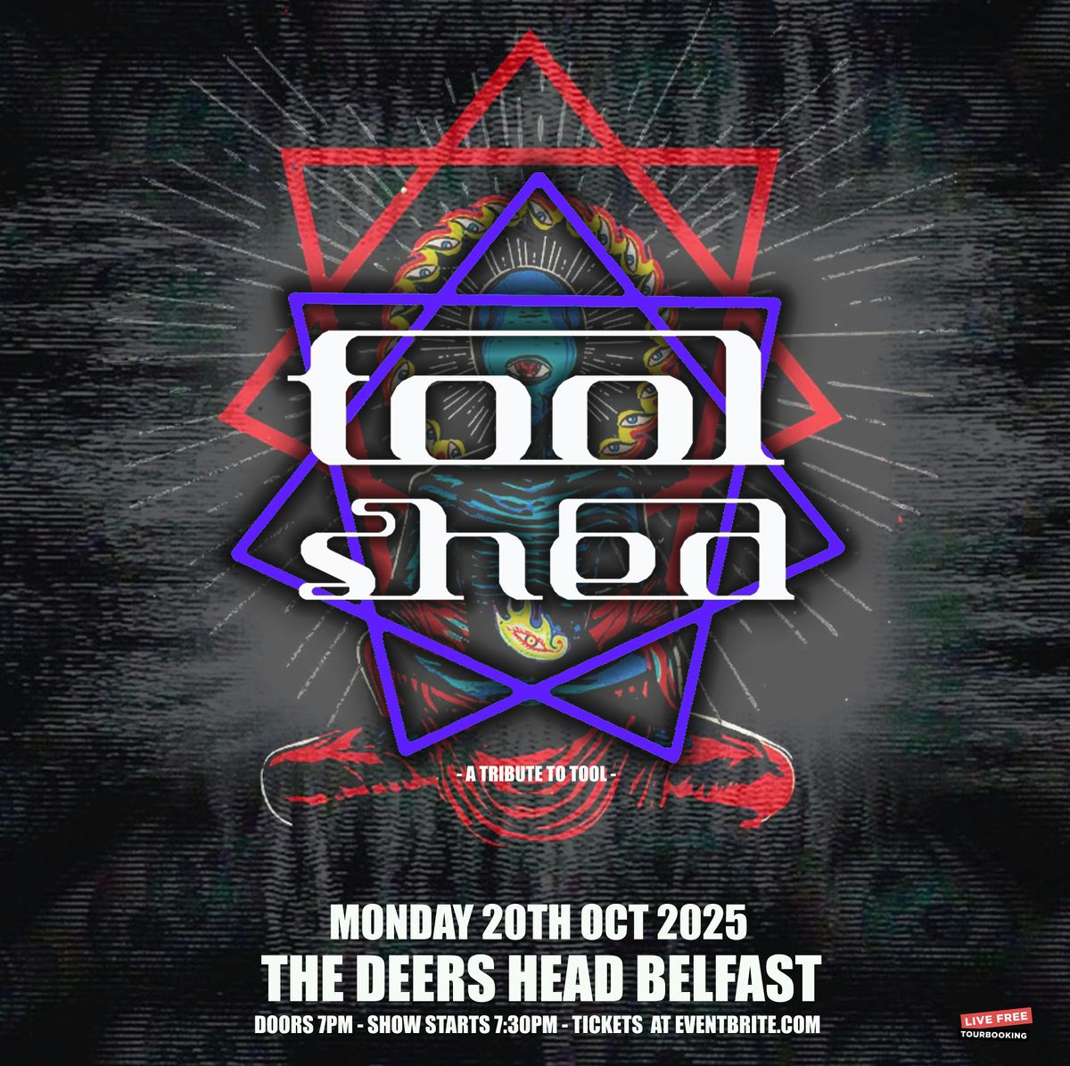 Tool Shed - A tribute to Tool at The Deers Head Belfast 20/10/25, 20 October | Event in Belfast | AllEvents