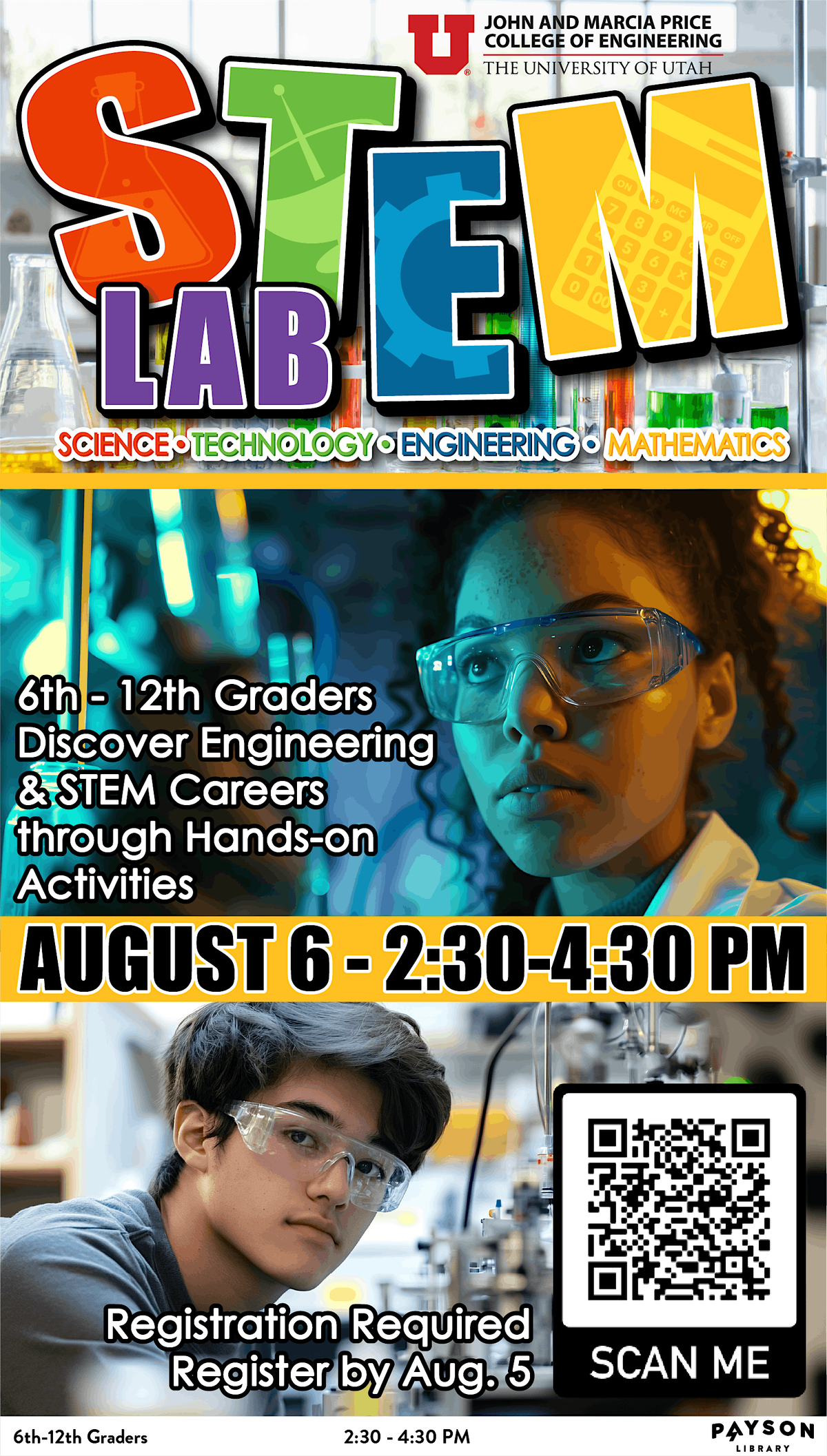STEM Lab, 6 August | Event in Payson | AllEvents