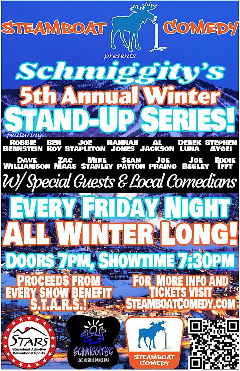Steamboat Comedy's 5th Annual Schmiggity's Winter Stand-up Series!, 19 December | Event in Steamboat Springs
